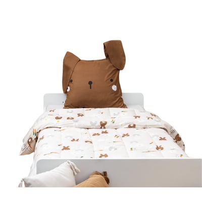 Couette coton imprimee Pompon le petit lapin EDEN