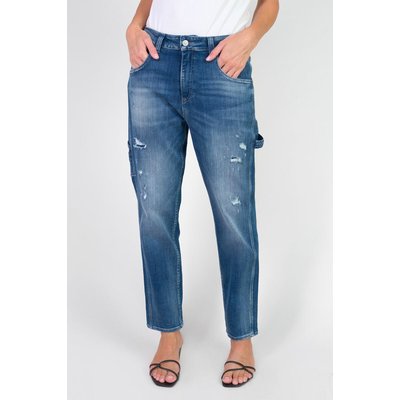 Jeans loose, large 400/60 girlfriend taille haute, longueur 34 LE TEMPS DES CERISES