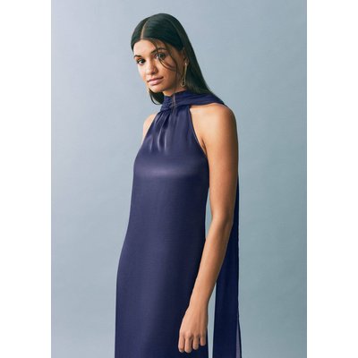 Robe satinée emmanchures américaines MANGO TEEN