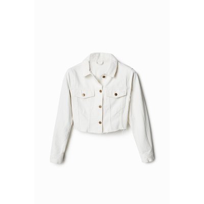 Veste en jean courte - WHITE - L DESIGUAL