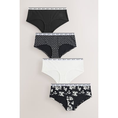 Culotte en coton à logo, lot de 4 NEXT