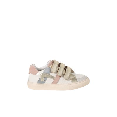 Baskets à scratchs cuir enfant VERTBAUDET