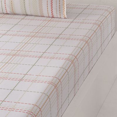 Drap housse en percale de coton bonnet 30 cm GOTI SENSEI MAISON