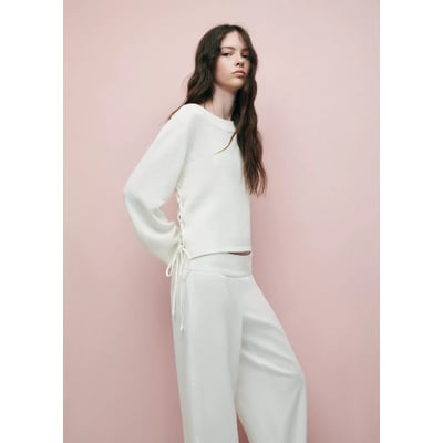 Pull maille ouvertures nœuds MANGO TEEN