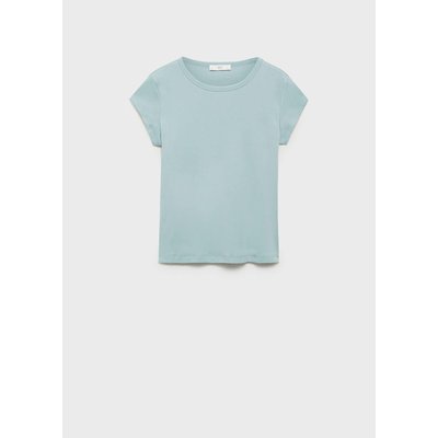 T-shirt 100 % coton manches courtes MANGO