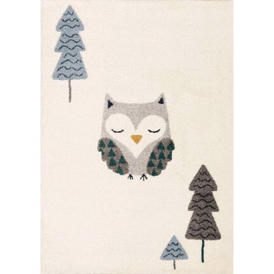 Tapis enfant Chouette endormie RECOLLECTION