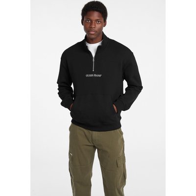 Sweat-Shirt Col Camionneur À Logo GUESS JEANS