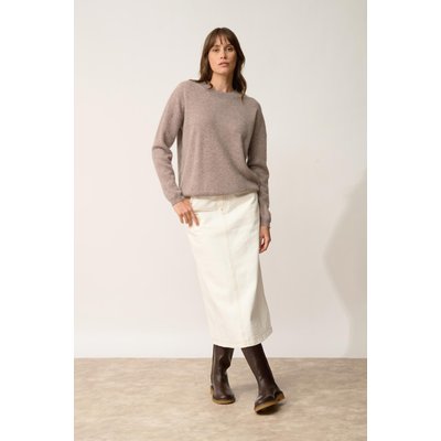 Pull Col Rond Caribou Chiné Kayla JUST CASHMERE