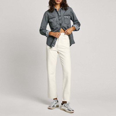 Jean Coupe Regular, Taille Haute - Lexa PEPE JEANS