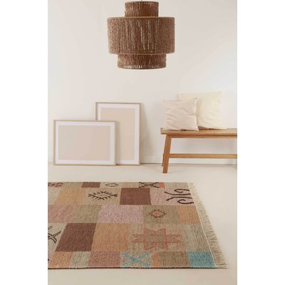 Tapis de couloir ethnique tissé main laine et coton ,  MONMARTRE WECON HOME