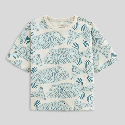 T-shirt manches courtes imprimé en coton BIO GOTS BOUT'CHOU
