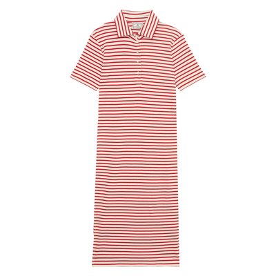 Robe Romane en coton rouge INES DE LA FRESSANGE PARIS