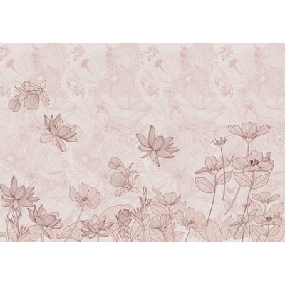 Papier peint panoramique Murmure floral - Lé Papiers de Ninon LE PAPIERS DE NINON