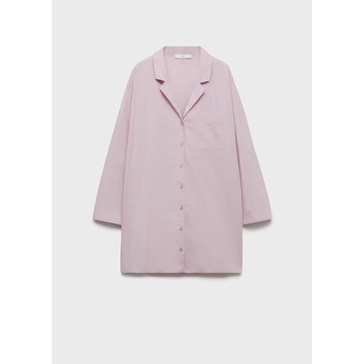 Chemise de nuit en coton garment washed MANGO