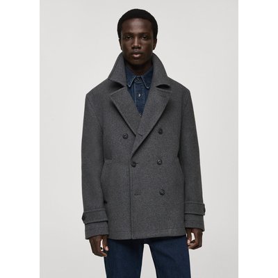 Manteau croisé laine MANGO MAN