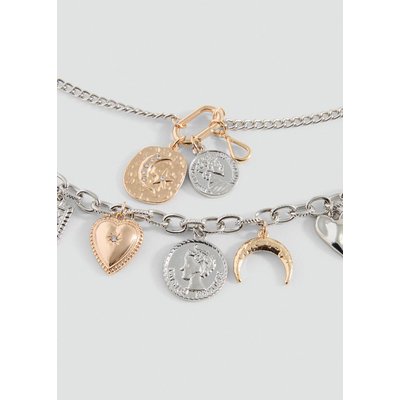 Collier pendentifs perles MANGO TEEN