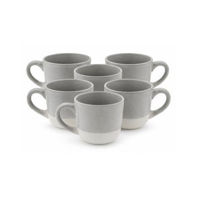 Lot de 6 tasses, TERRE DE SIENNE ARTIME