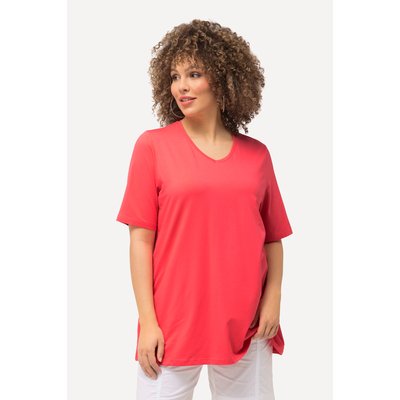 T-shirt à manches courtes et col en V. Coupe ULLA POPKEN