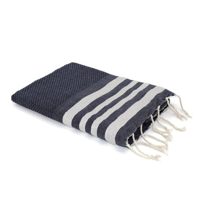 Fouta nid d'abeille coton HAMPTONS FEBRONIE