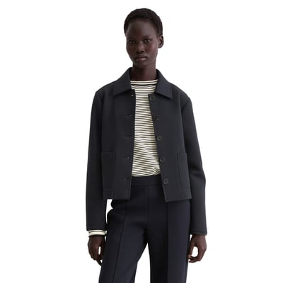 Veste en jersey régulière en mélange de coton organique MARC O'POLO