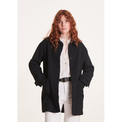 Manteau 3/4 ample et droit LA FEE MARABOUTEE