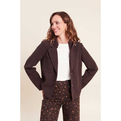 veste cintrée doublée avec capuche BREAL