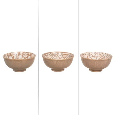 Coupelle beige Safi 11,5 cm (lot de 3) TABLE PASSION