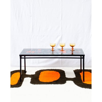 Table basse en céramique Donna N°1640 - Bon état DEBONGOUT