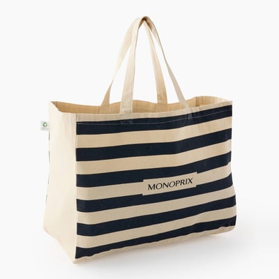Sac shopping, coton bio gots MONOPRIX