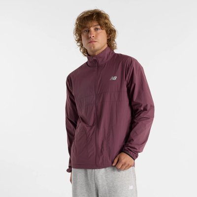 Athletics Packable Jacket Veste col montant manches longues ATHLETICS. NEW BALANCE