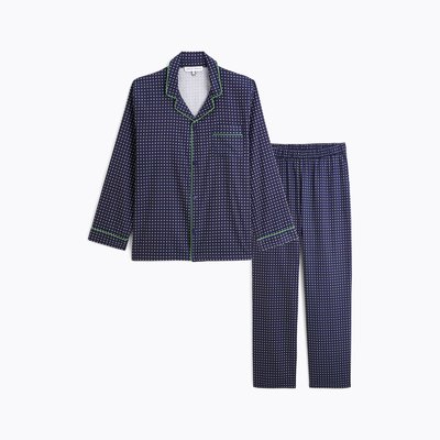 Pyjama col tailleur en satin, EDMOND LAURENCE TAVERNIER
