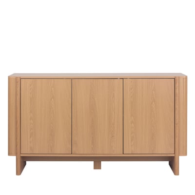 Buffet 3 portes en bois L 140 cm- OLI DRAWER