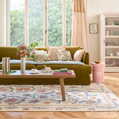 Tapis en jute motif fleurs, Antonia LA REDOUTE INTERIEURS