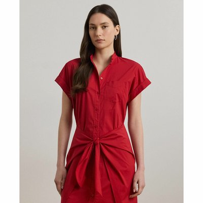 Hemdjurk met sierknoop en korte mouwen CHONIE LAUREN RALPH LAUREN