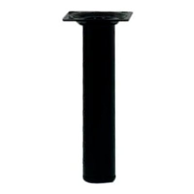 Pied Métallique Cylindrique Noir H150 Mm X D30 Mm EVOLUDIS