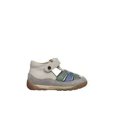 Sandales semi-ouvertes en cuir et suède LAGUNA VL NEW FALCOTTO