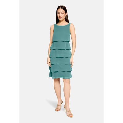 Robe de cocktail à volant VERA MONT