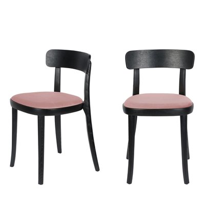 Lot de 2 chaises en velours et bois - Brandon DUTCHBONE