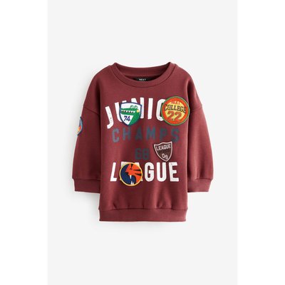 Sweat ras du cou style universitaire écussons NEXT