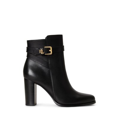 Bottines à talon en cuir, BROOKE LAUREN RALPH LAUREN