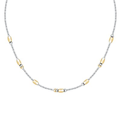 Collier en acier,cristaux, COLORI MORELLATO