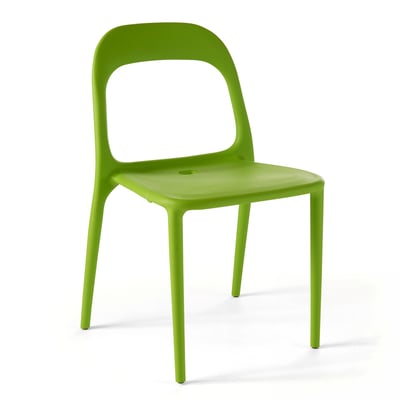 Chaise en plastique de jardin, MILAN OVIALA