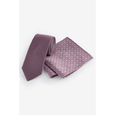Cravate étroite et pochette, ensemble NEXT