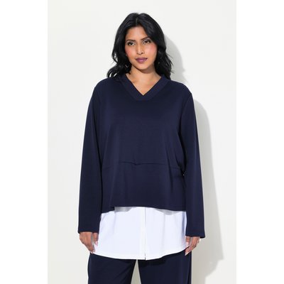 Sweat-shirt, col en V et manches longues ULLA POPKEN
