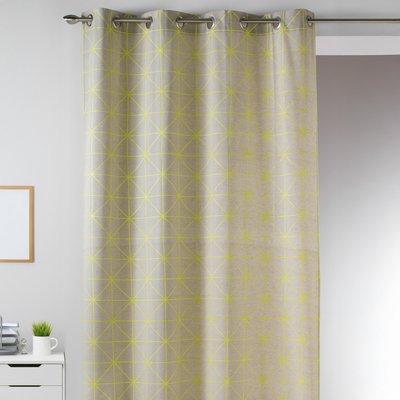 Rideau en toile de coton aux imprimés design HOME MAISON