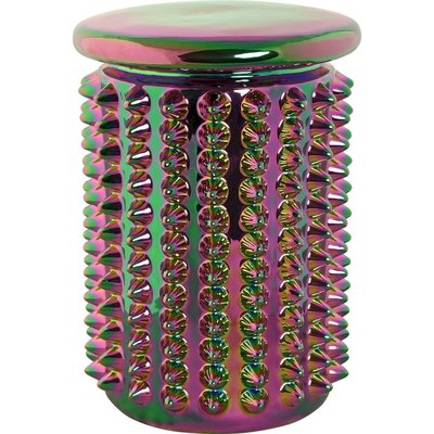 Table d'appoint en porcelaine iridescente RECOLLECTION