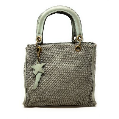 Sac à main en cuir vintage tressé MISS CLEO OH MY BAG