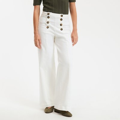 Jean large à pont, taille haute LA REDOUTE COLLECTIONS