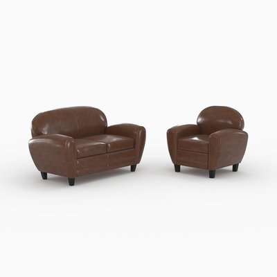 Ensemble canapé et fauteuil 3 places - Club - CLUB RENDEZ-VOUS DÉCO