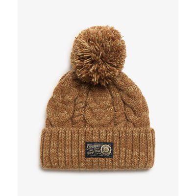 Bonnet épais en maille torsadée SUPERDRY